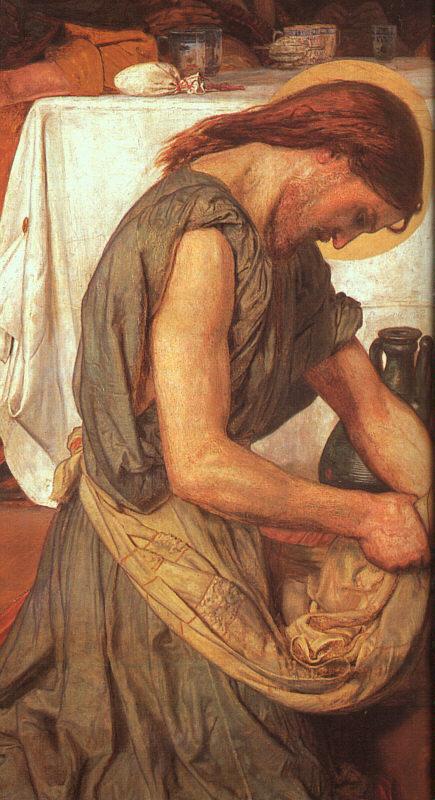 Brown, Ford Madox Christ Washing Peter's Feet oil painting image
